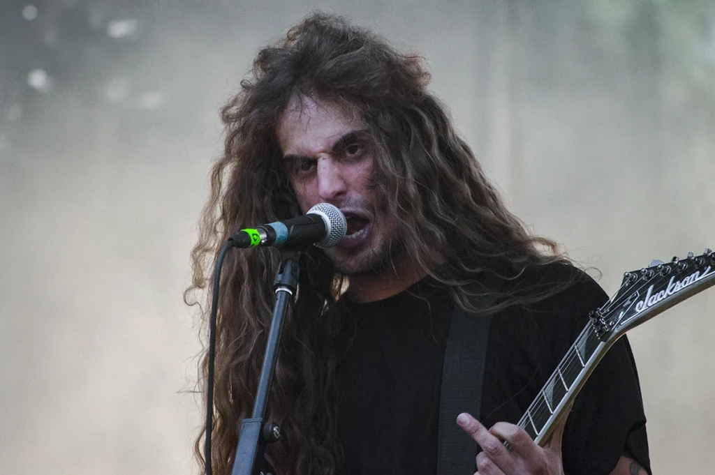 Dust Bolt 2018 Lenny B. Dust Bolt's vocalist performing at Rockstadt extreme fest 2018