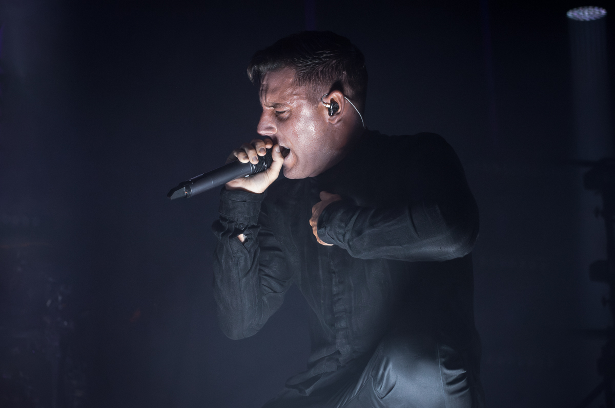 Winston McCall - vocalist of Parkway Drive performing at Zenith, Munich