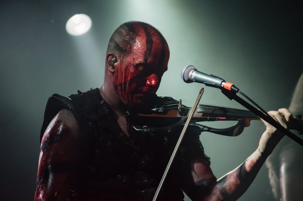 Turisas 2018 Violinist Olli Vänskä from Turisas at Mixtape 5 in Sofia, 2018