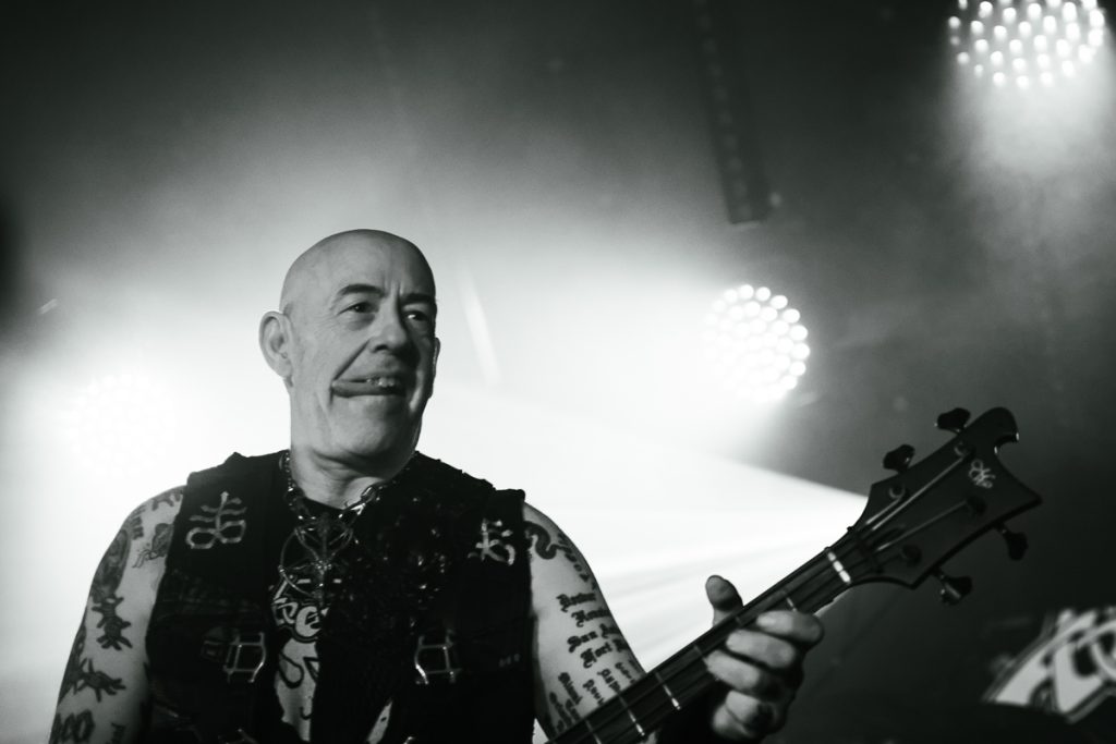 Venom - Tony Dolan - Desolate Media Tony "Demolition Man" Dolan from Venom Inc. - Shot on May 14 2025 - club Joy Station - Sofia, Bulgaria